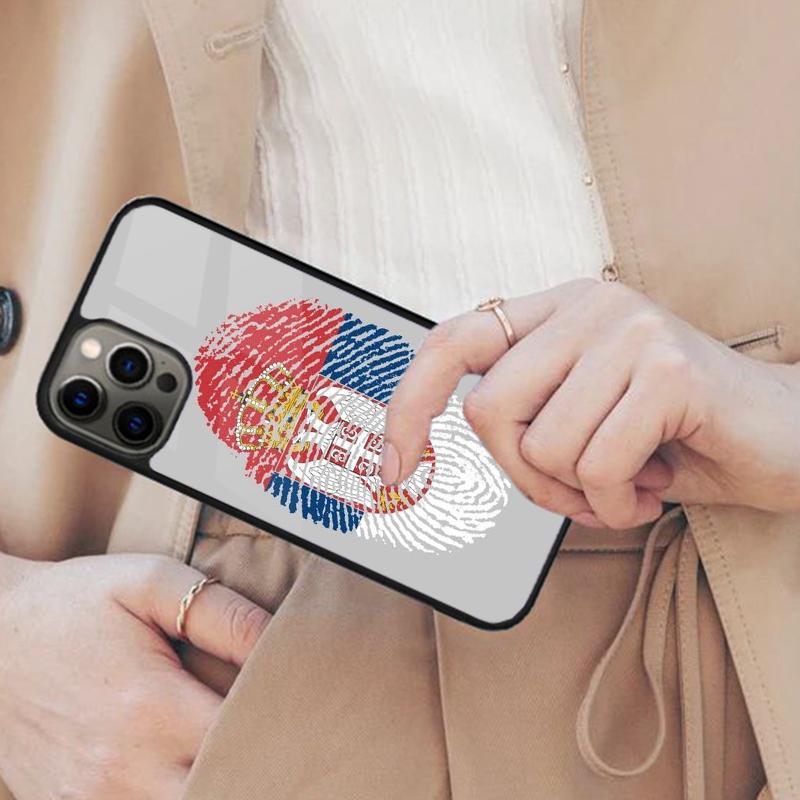 Serbia Serbian National Flag Magnetic Phone Case For APPLE iPhone 17 Air 16 14 13 12 Pro Max 15 Plus Wireless MagSafe Cover