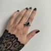 Silver Ring with Nano Sapphire 2.221ct, Cubic Zirconias, Item Weight 3.5 G (2194958)