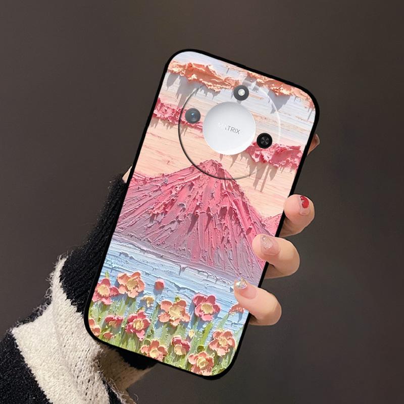Luxury Cartoon Case For Honor X60 Soft TPU Silicone Phone Back Cover For Huawei Honor X60 BRC-AN00 Shockproof Bumper Phone Bags