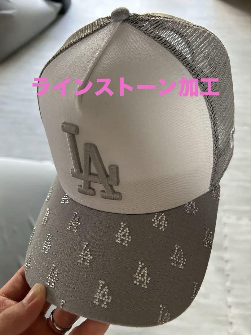 

[USED] NEW ERA New Era Cap Gray White Custom