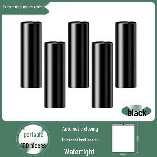 

Утолщенные мусорные мешки с завязками: Большой размер для кухни и ванной комнаты, 0,01 Бесплатная доставка