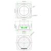 Versatile 47mm 4ohm Speaker Clear Sound 47mm Internal Magnetic Speaker 15W Loudspeaker Durable for Theater Multimedias