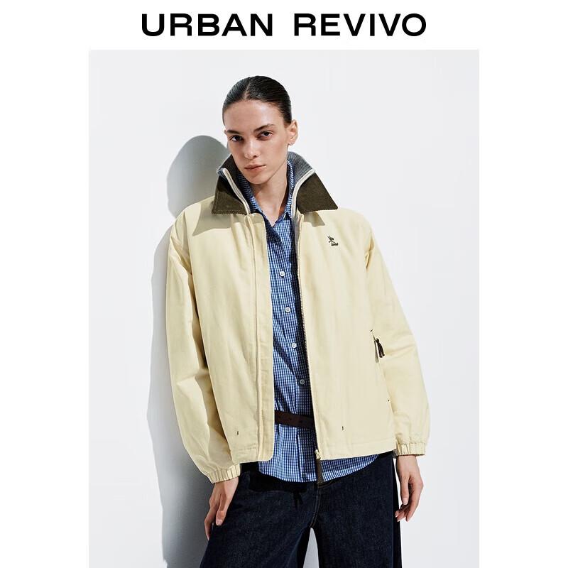 

Женская осенняя куртка UR с вышивкой и цветными блоками L