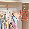 Space Saving Double Sided Hanger Wall Mounted Multi Hook Organizer Portable V Shaped Hanger