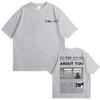 T-shirt Imprimé Unisexe The 1975 Being Funny in A Foreign Language about You Homme Femme Hip Hop Vintage Rock Harajuku T-shirts