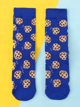 Colorful Socks Cookies Cookies Navy Blue Gift