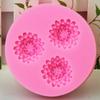 Baking Mold 3 Cavities DIY Handmade Pinecone Sunflower Flower Candle Mould for Bakery