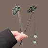 Plum Hairpin Vintage Style Hair Stick with Tassel Dangle Hanfu Hair Accessory for Cheongsam Chinese Hairpin for Women