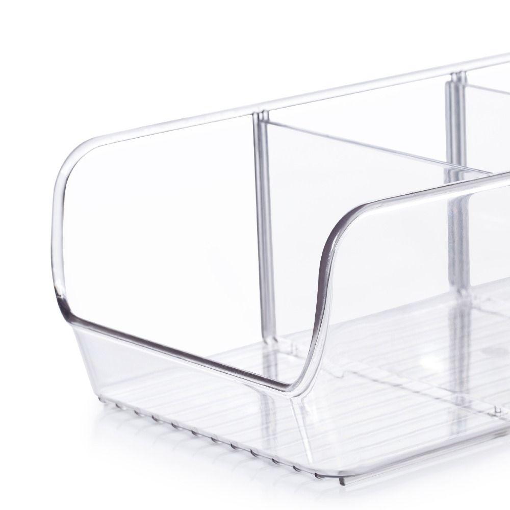 Clear Spice Packet Rack Clear Plastic Refrigerator Shelf Sturdy Pantry Organization Seasoning