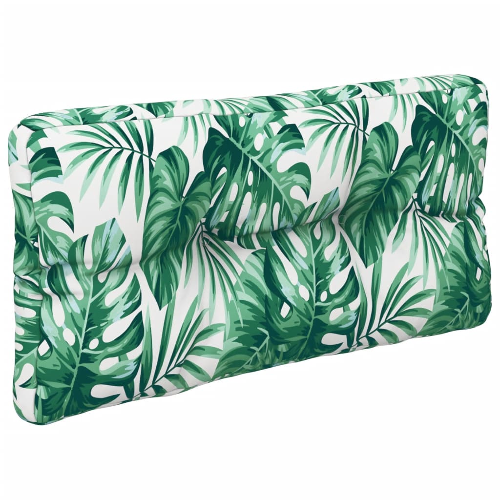 Vidaxl Pallet Sofa Cushions, 2 Pcs, Leaf Pattern, Fabric