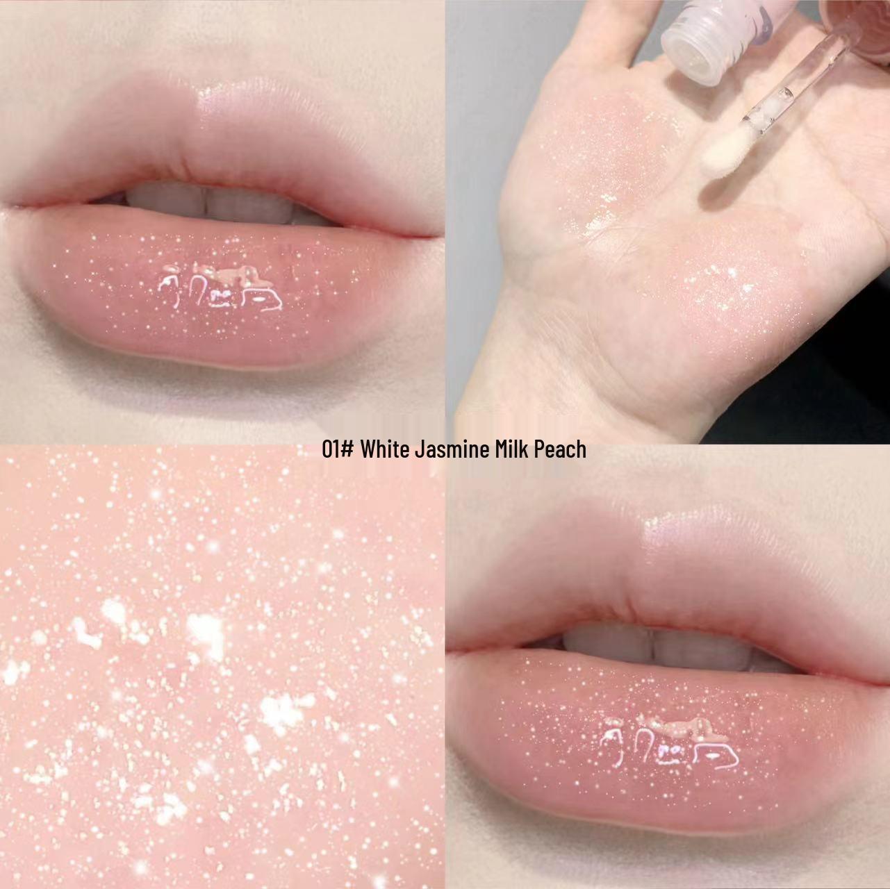 

Gegebear Autumn/Winter Glitter Lip Oil: Anti-Dryness, Plumping & Hydrating Gloss 3.8g