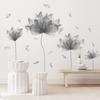 39.3'' x 32.6'' Huge Flower Petal Wall Decals Living Room Floral Wall Stickers Removable Peel and Stick Waterproof Wall Art Decor Stickers for