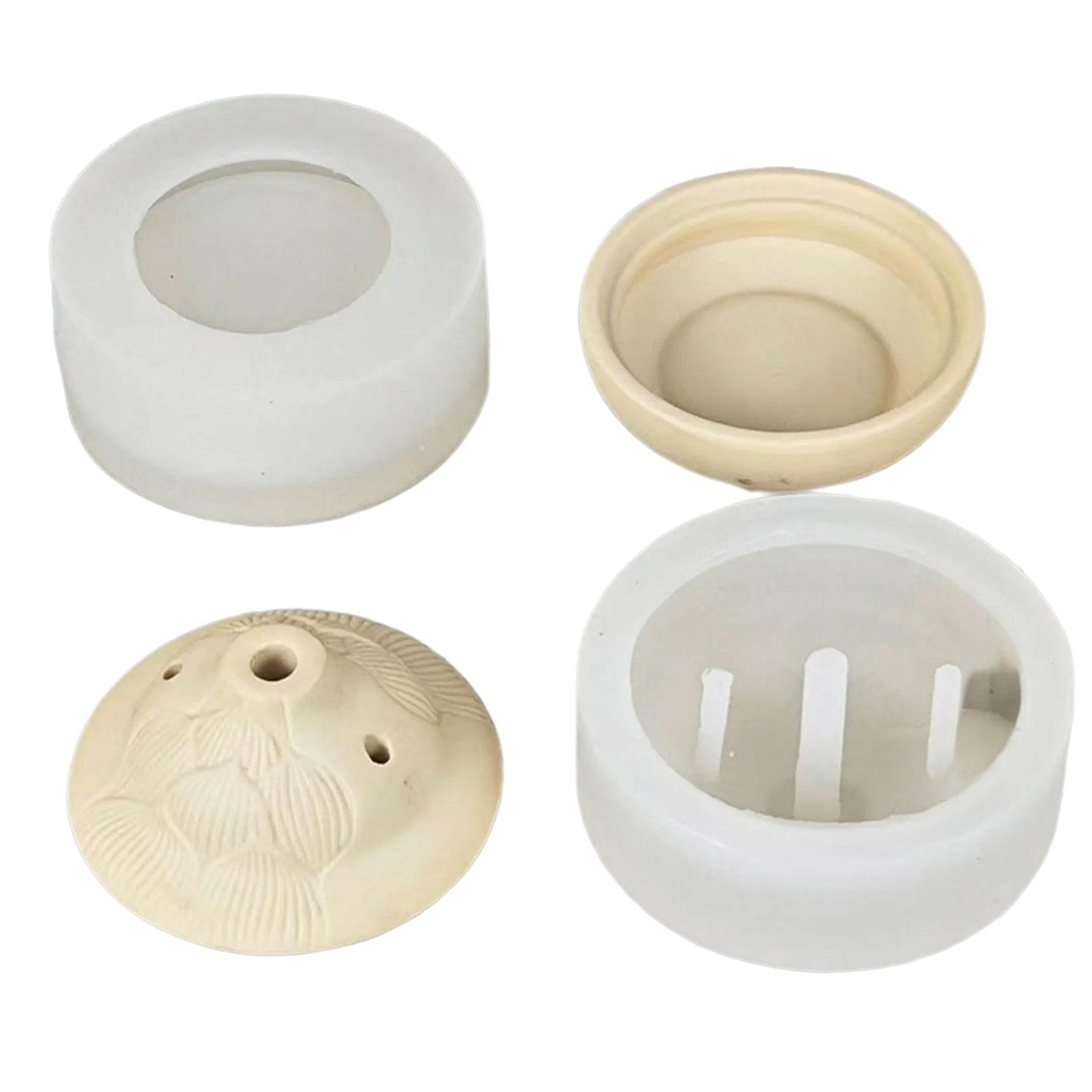 

Формы из смолы для курильницы с крышкой, формы для держателя курильницы для изготовления подставок для курильницы своими руками, украшения для комнаты