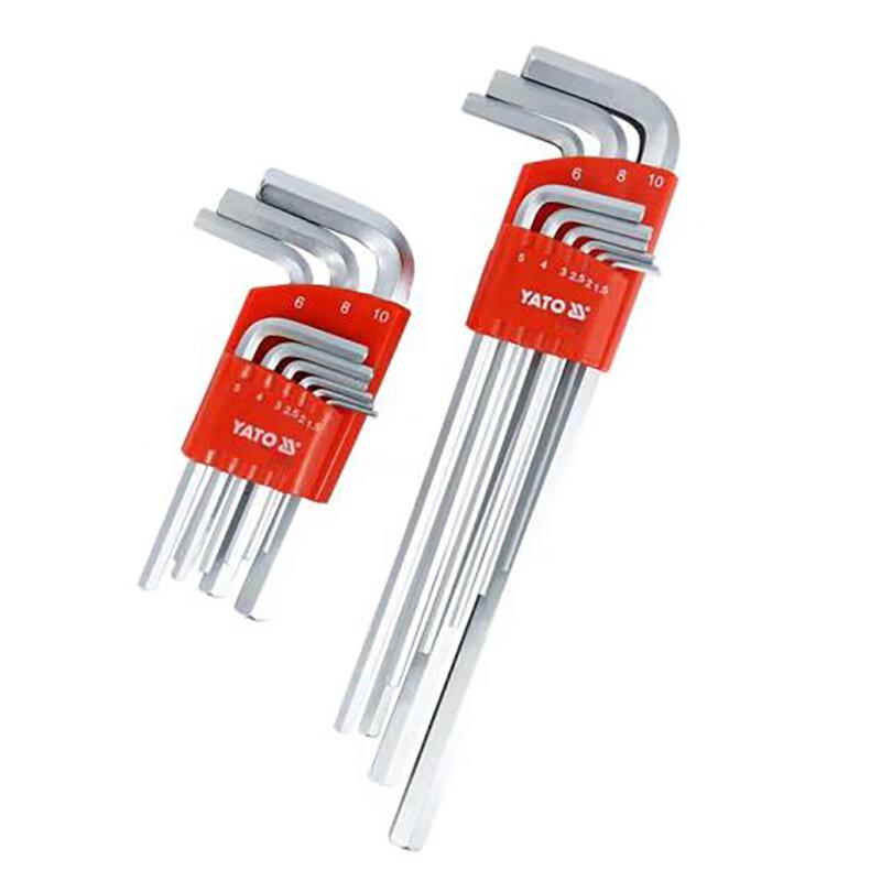 YATO YT-58821 9-Piece Hex Key Wrench Set
