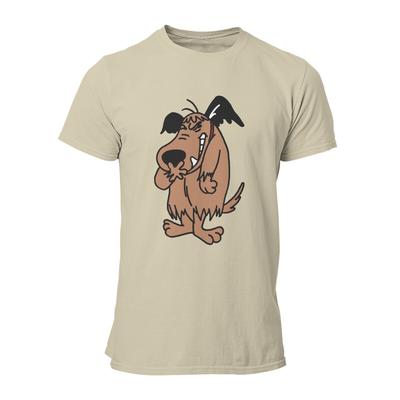 Leisure Muttley Mutley Cartoon Laughing Laugh Dog T-Shirts Men O Neck Cotton T Shirts  Short Sleeve Tee Shirt 6XL Tops
