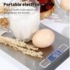 10KG/5KG Kitchen Scales Stainless Steel Weighing For Food Diet Measuring Precision Electronic Scales Baking Tools
