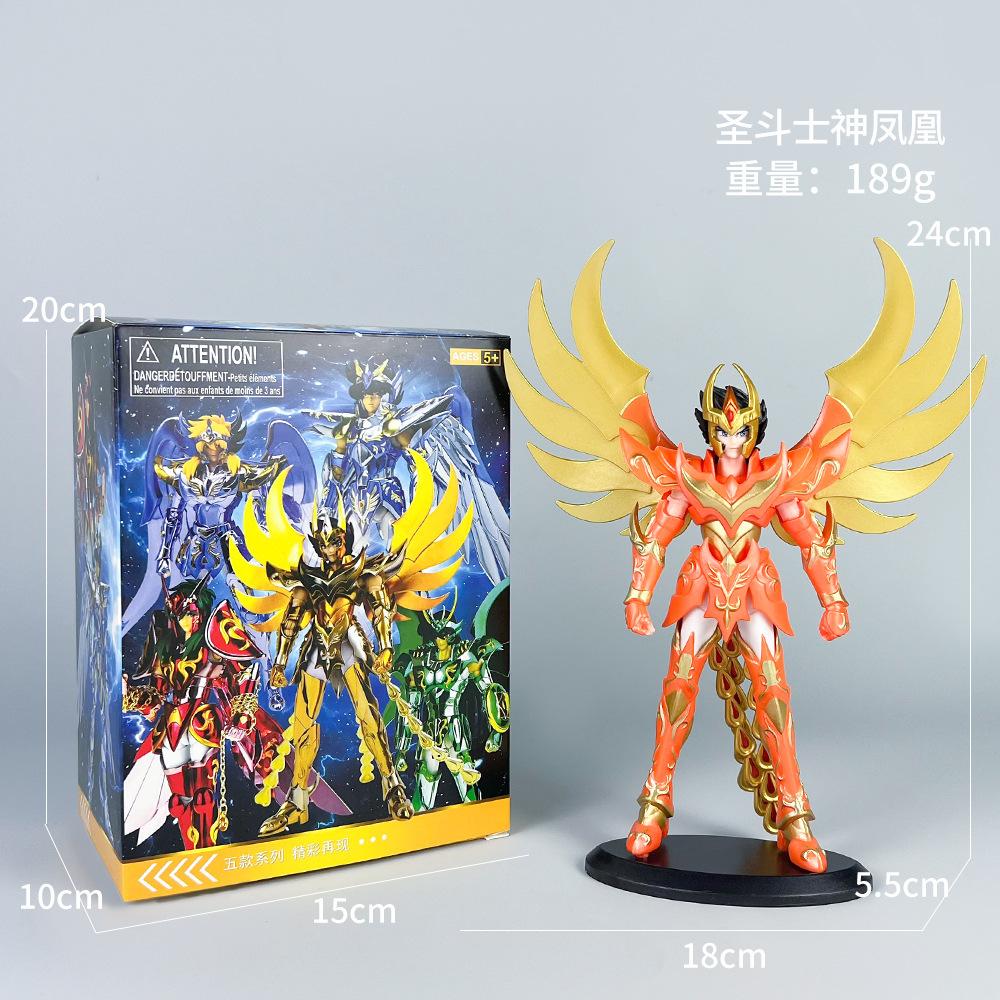 

Saint Seiya 5Pcs Set Knights of the Zodiac Figure Pvc Collectible Anime Model Doll Toy