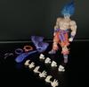 Studio EC Action Figures Z Shf Super Saiyan Son Goku Blue Kaioken Battle Damage 3.0 Body Ec Studio Model Toys Gifts