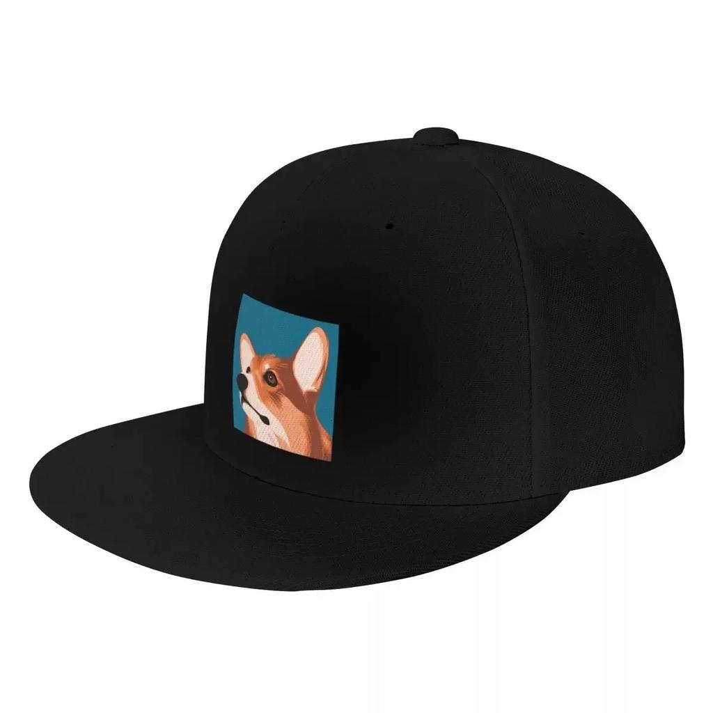 Corgi Baseball Cap Fashion Beach tea Hat Luxury Unisex Hat New In Hat Womens Beach Unisexs