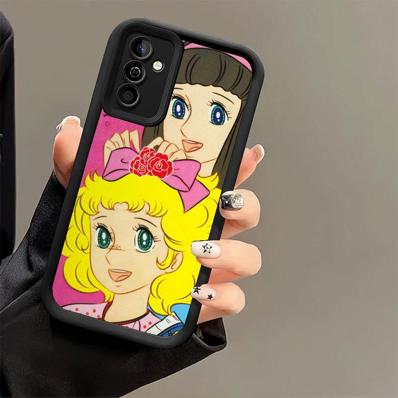 Phone Case for Samsung Galaxy S26 S25 Ultra S24 FE Anime Candy Candy Shell S23 Plus S22 + S21 S20 5G Soft Silicone Funda