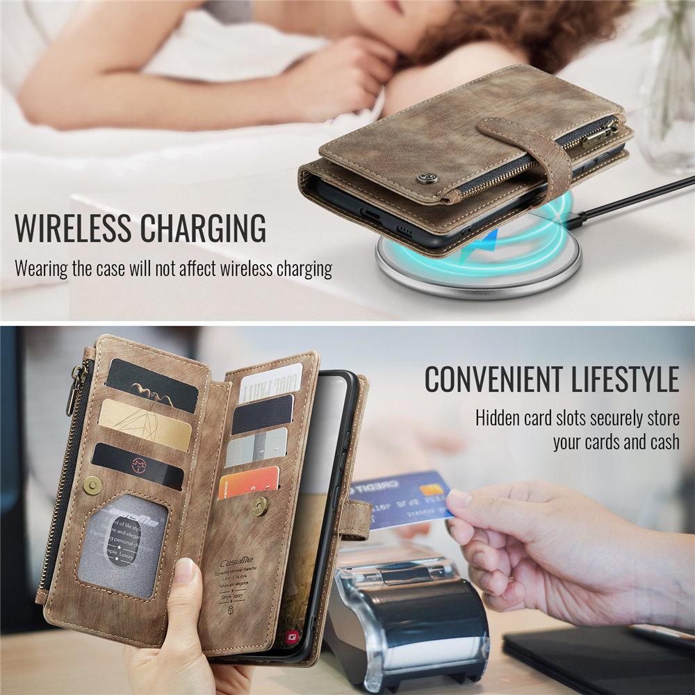 Vintage Brieftasche Leder Handyhülle Für Samsung Galaxy S25 S24 S23 Ultra S22 S21 S20 Note 20 Kreditkartenfach Klapphülle