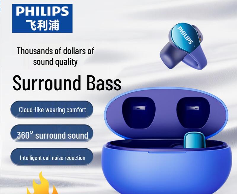 

Philips TAT2719 Open-Ear Sports Bluetooth Earbuds