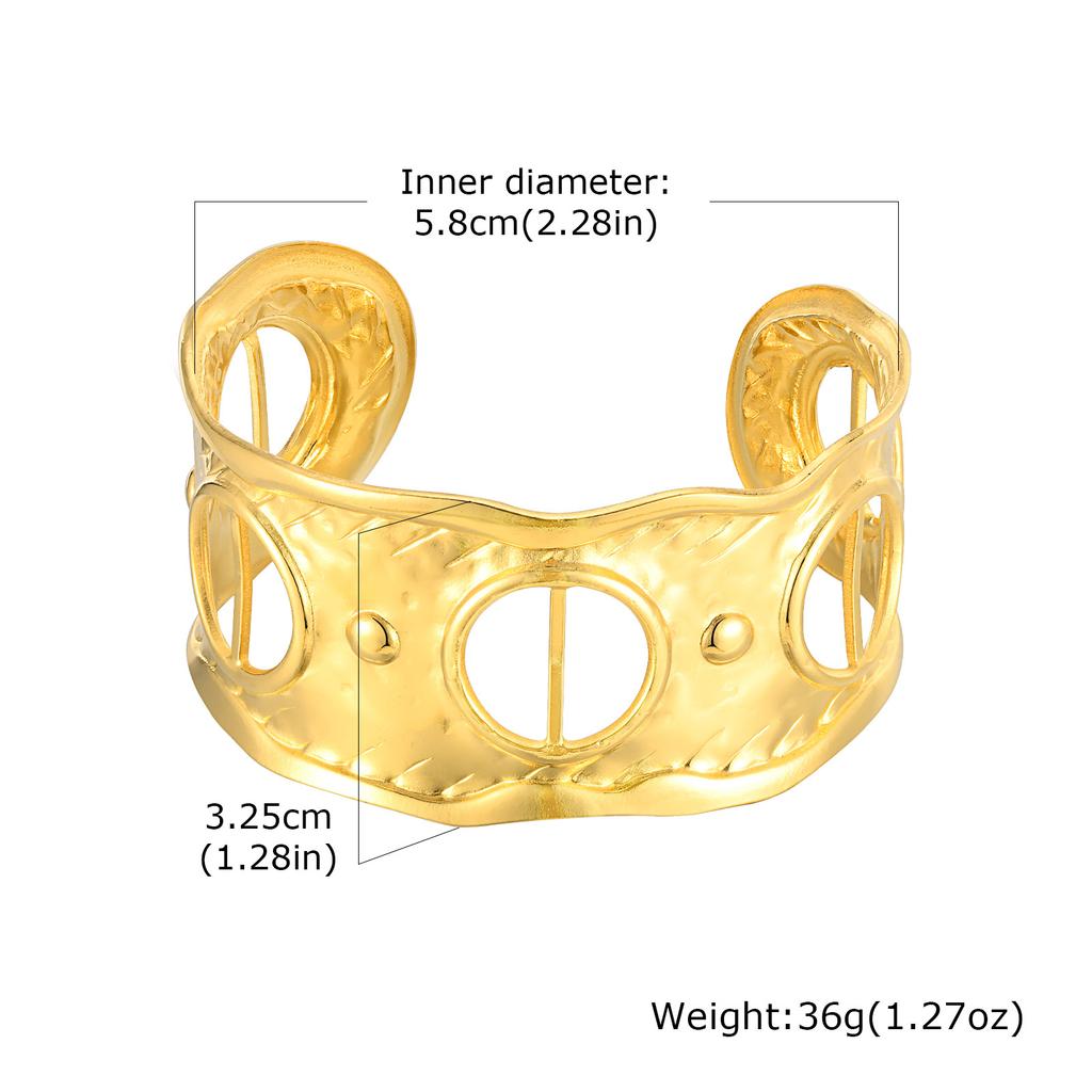 Retro Adjustable Stainless Steel Cuff Bracelet for Women, Leopard Printed Silk Scarf Open Bracelet, Popular Jewelry for Women