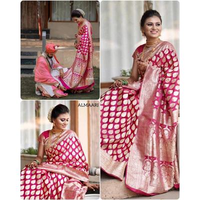 Presenting Enchanting Yet Breathable Organic Banarasi Sarees For Intimate And Big Fat Indian Weddings,