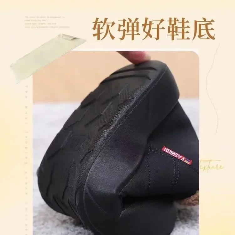 Fashion Women Thickened Warm Short Plush Waterproof Snow Boots Trend Winter New Slip-on Ankle Boots Woman Non Slip Platform Cotton Shoes