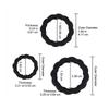 Silicone Delay Ring For Men Medical Grade Material Comfortable Fit Enhance Intimacy
