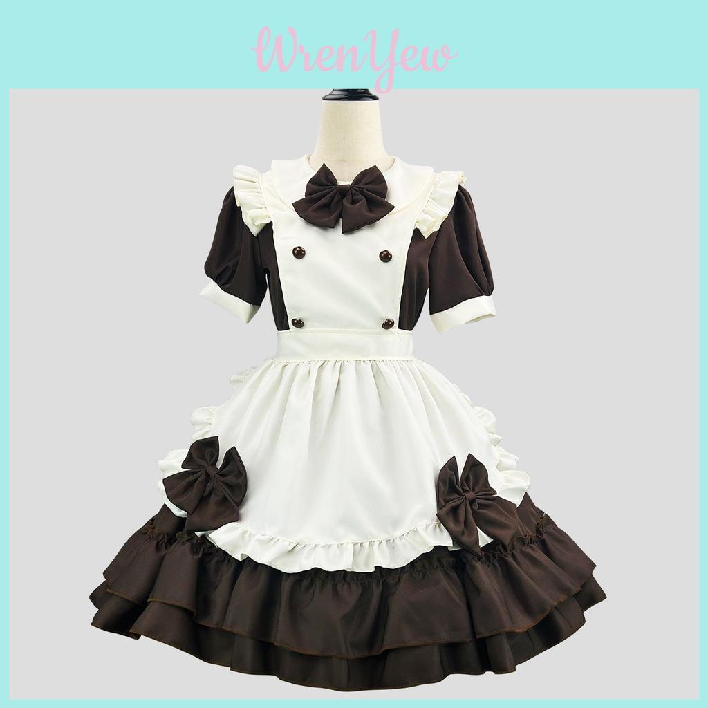 Japanese Lolita Cosplay Dress With Soft Fabric For Anime Costume Events