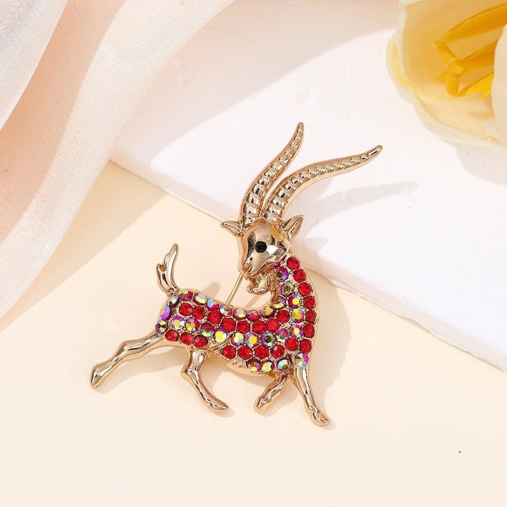 Alloy Animal Series Brooch Korean Style Sheep Lapel Pin Lapel Collar Scarf Decoration
