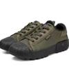 Jiefang Shoes Men's Military Training Site Wear-resistant Canvas Rubber Shoes Labor Insurance Anti-smashing Anti-piercing Camouflage Military Trai