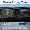 Side View Mirror Protection Backup Camera Rain Cover for Ford Maverick 2022-2026, Rearview Guard Sun Visor Shield, Carbon Fiber Pattern Soft