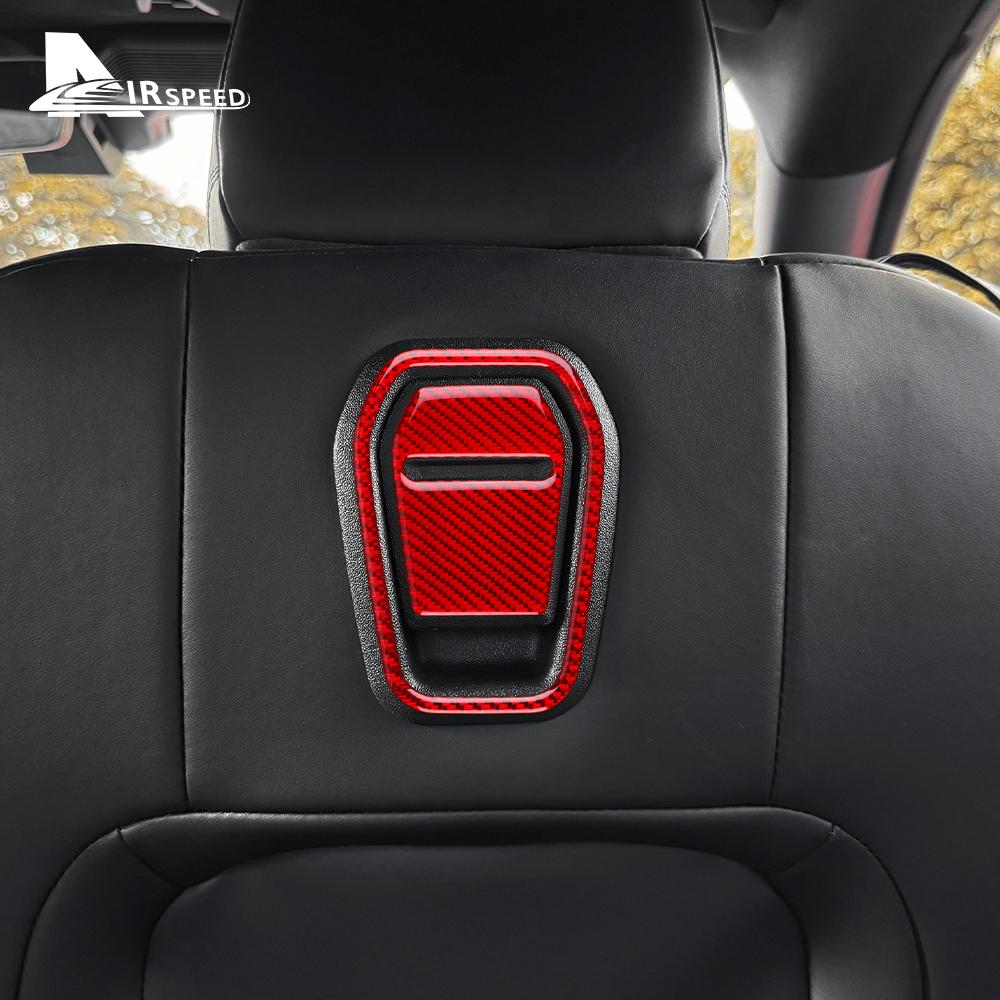 Real Soft Carbon Fiber Sticker For Ford Mustang GT Dark Horse EcoBoost 2024 2025 2026 2027 LHD RHD Car Seat Handle Interior Trim
