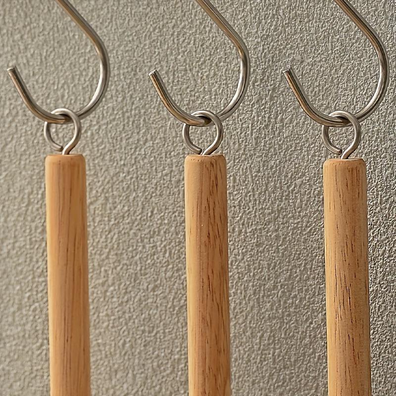 Horsehair Replaceable Pot Brush Long Handle Detachable Pot Brush Natural Loofah Soft Hair Pot Brush Coconut Brown Cleaning Brush