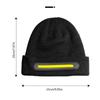 Unisex Musical Hat for Teens Girls Boys Flashlight Cap Knitted Winter Hat with Lights Sports Costume Props Skull Cap