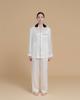 Tudeulimeoseu Ivory Whisper Silk Pajamas & Pouch