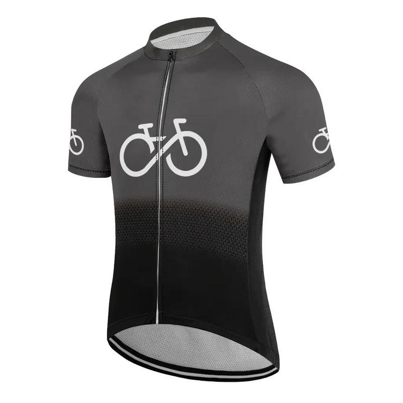 Mens Cycling Jersey Short Sleeve Breathable Quick Dry Bike Shirt Road Team Wear