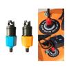 Inflatable Boat Pump Valve SUP Air Paddle Board Rubber Raft Adaptor Blue