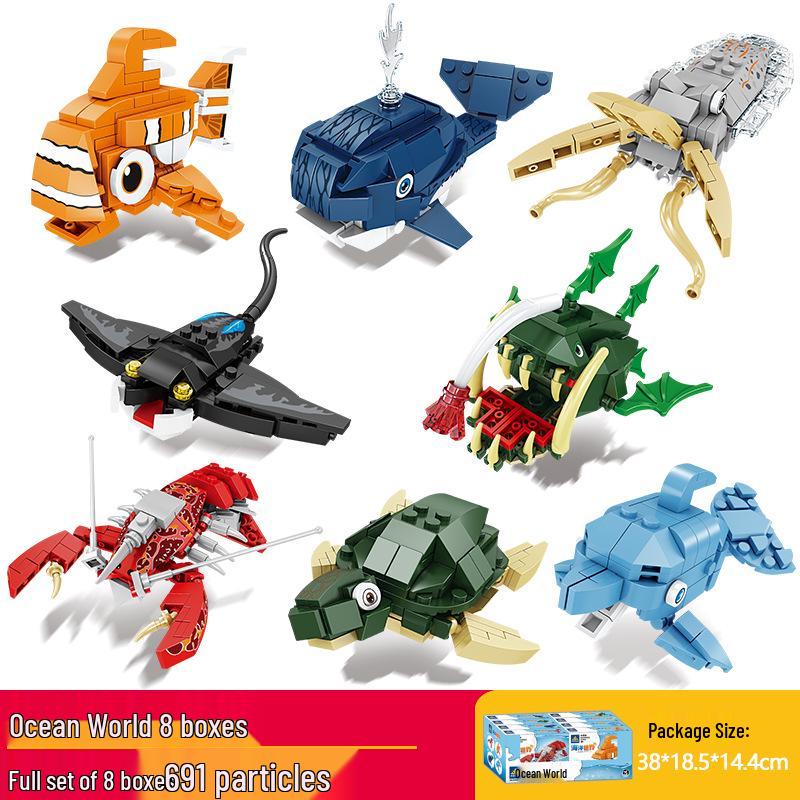 Kai Zhi Compatible Lego Insect Toy: Mantis Model Building Blocks for Kids, Educational Animal Jigsaw Puzzle Gift