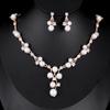 European & American Pearl Necklace & Earring Set: Women's Elegant Luxury Alloy Sweater & Clavicle Chain