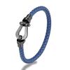 Bracelet Multi-color Braided Horseshoe Buckle Gold-plated Bracelet U-shaped Bracelet Men and Women Couple Bracelet 2026