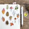 46Pcs/box Autumn of Forest Diary Sticker  Planner Scrapbooking Sticky Stationery  School Supplies