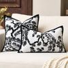 Chenille Green Plant Abstract Cushion Cover (Pillow Insert Not Included) - Luxury Sofa Decor & Gift Option.