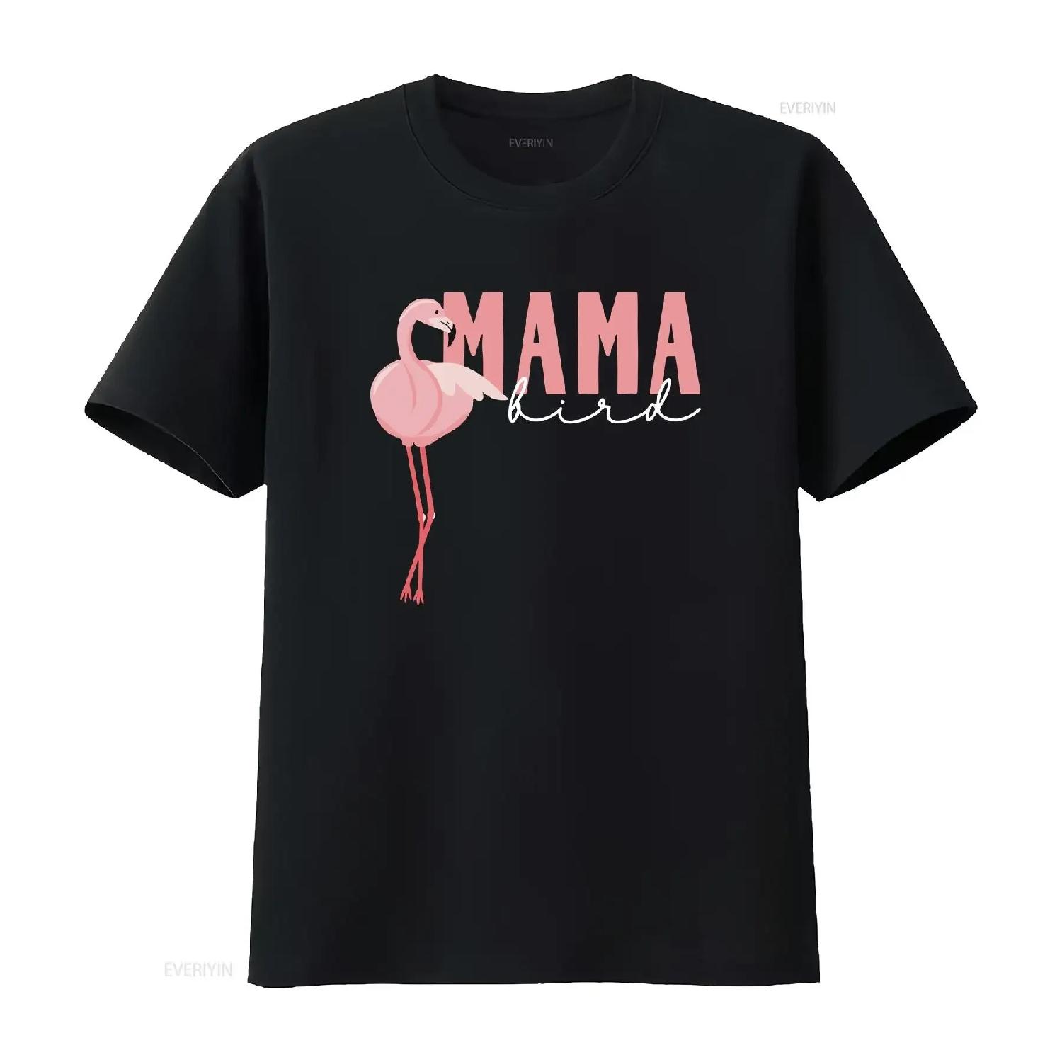 

Funny Flamingo T Shirt Mama Bird Lover Premium Classic Fit First Mom Mother s Day S0002 vintage Washed Top For Everyday Wear XXXXXL різнокольоровий