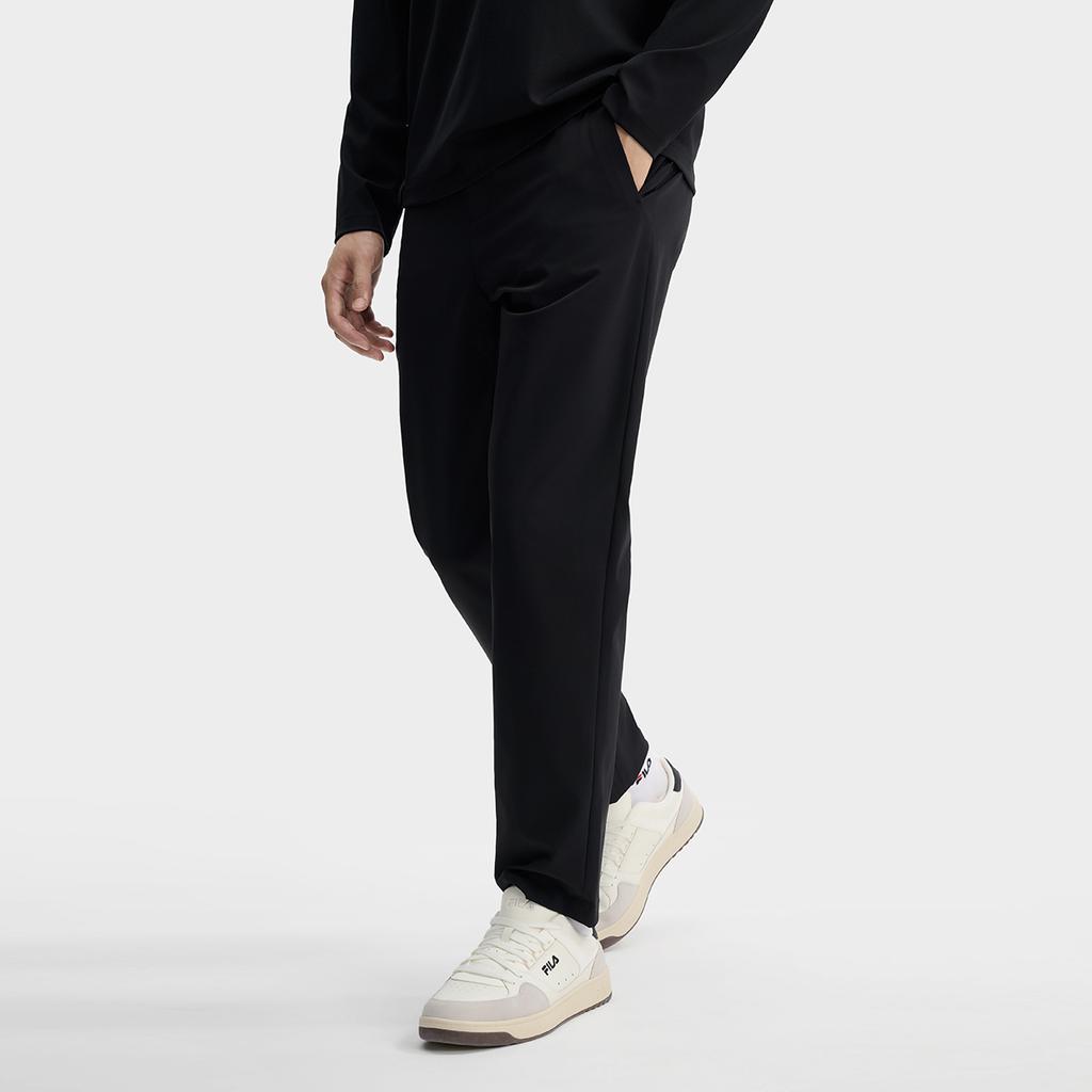 New FILA Lifestyle Casual Pants Men's Jet Black F11M512802F-BK