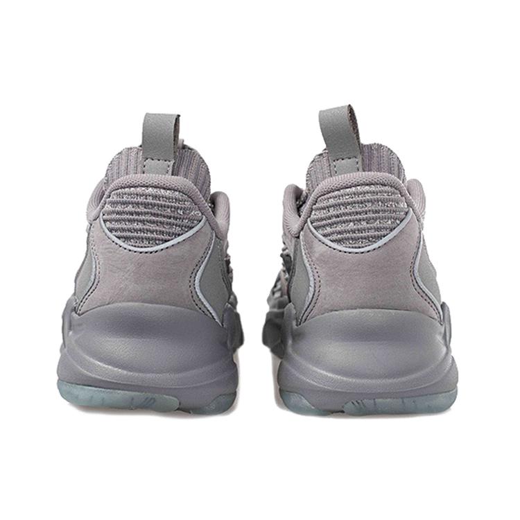 Kiks x Anta Comfortable Abrasion Resistant Breathable Low top Running Shoes Men's Gray 112018883S-1