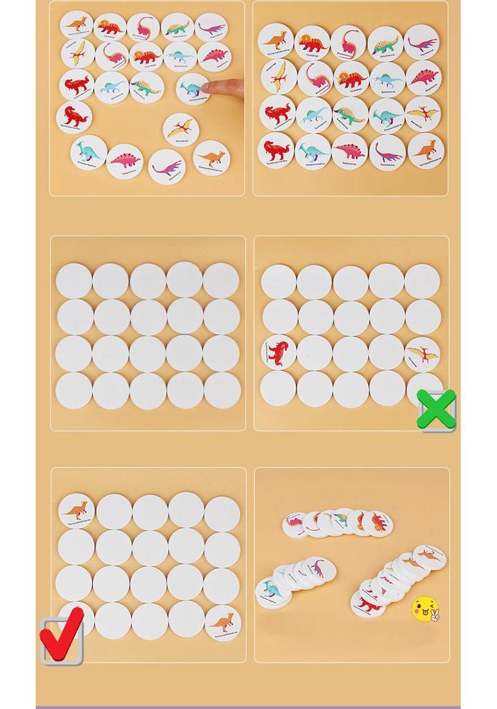 Dinosaur-Themed Cognitive Memory Game for Early Childhood Education