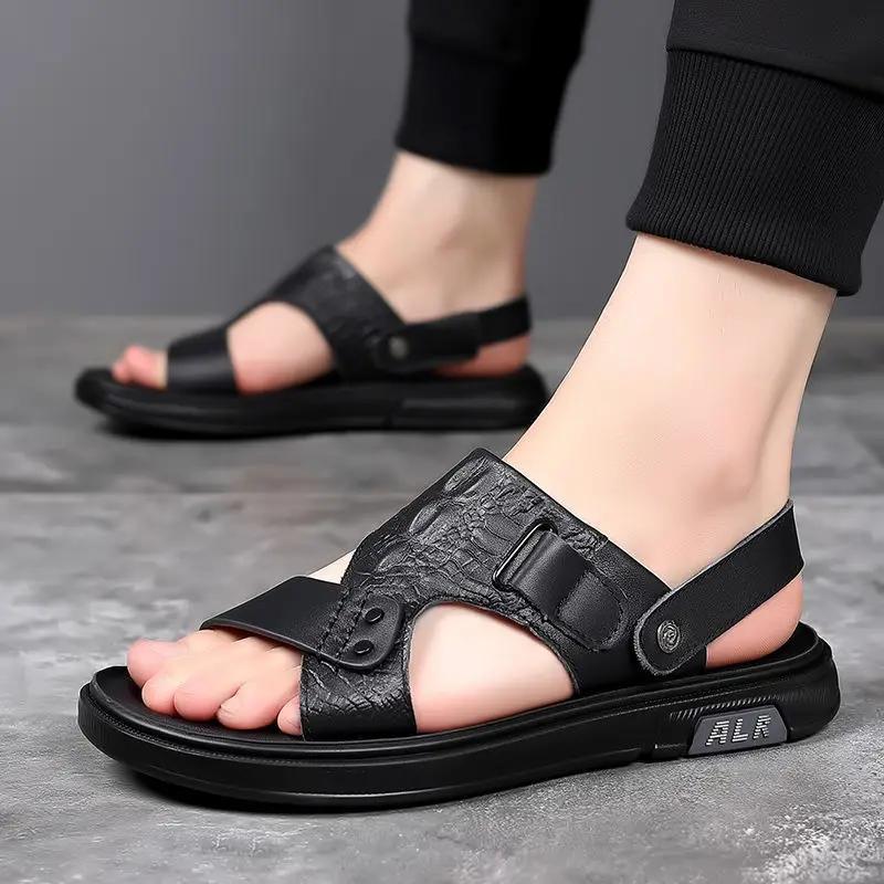 Men's Sandal Height Eva Male Shoe New Design 2024 With Platform Luxury H Big Size Cheap Clearance Korean Style Descount V Sale